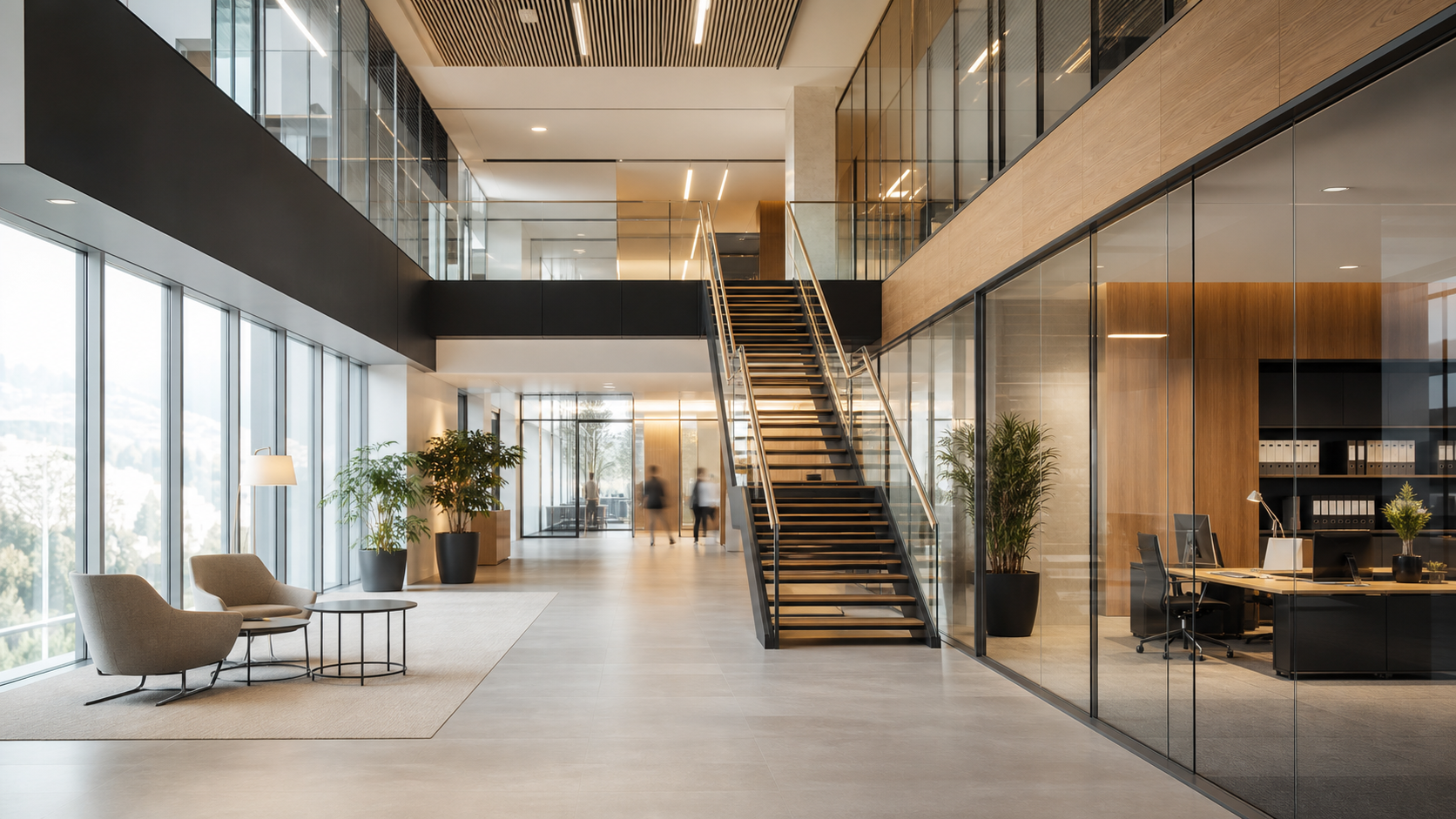 Moderner Büro- und Verwaltungsbereich